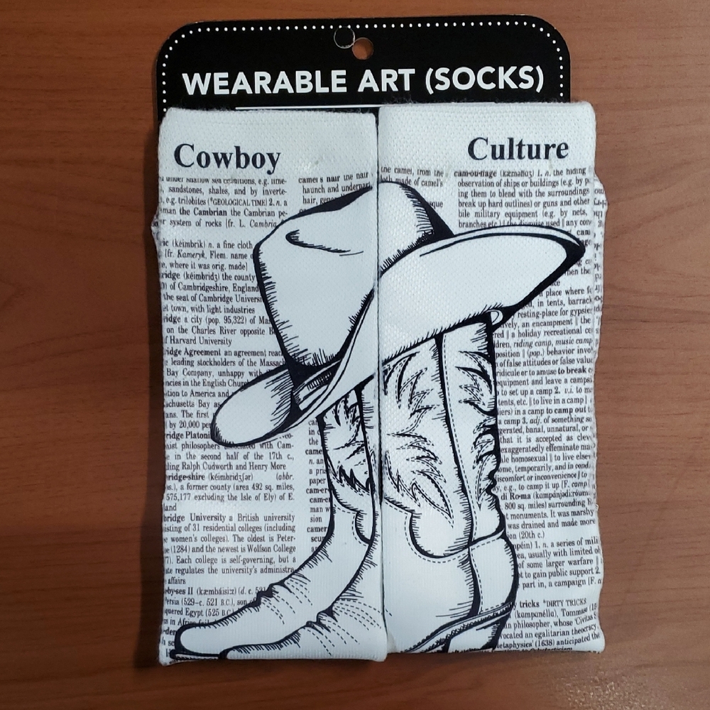 Cowboy Boots And Hat Culture Socks